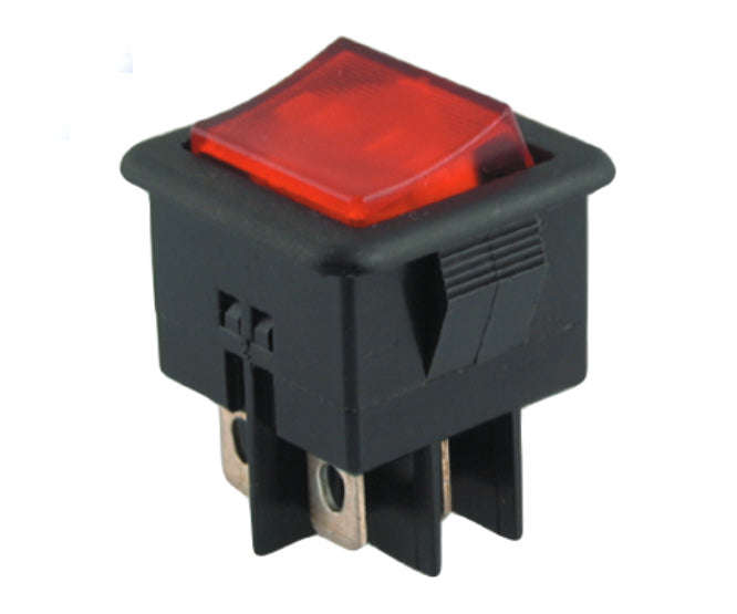 Rocker switch dpst ON-OFF 125V 16A 28x25mm b1292
