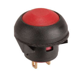 Push button switch n.o. spst red p/fit d=17.5 ip67 b1310a-rd