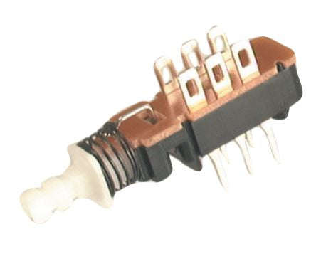Switch p/butt latch dpdt b14098