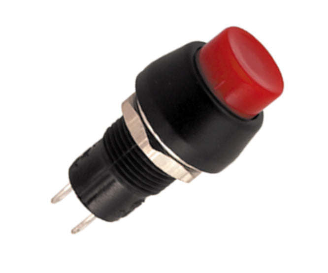 M10 push button switch latching spst 3a 125vac b167a-rd