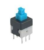 Push button pcb latching 30v 0.1a dil b170g