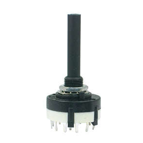 Rotary switch 2pol 6pos bbm pcb pins b174131