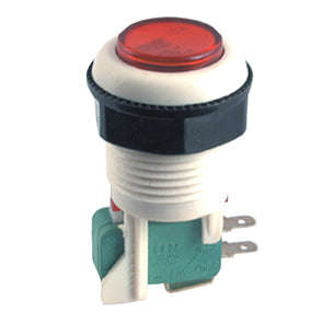 Swit micro p/but 35mm red no lamp b181l-red