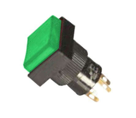 Push button illuminated green n.0. 24v b18571c-gr