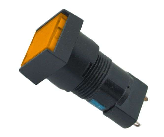18mm square panel indicator orange 220v d=16 b1859b-0r