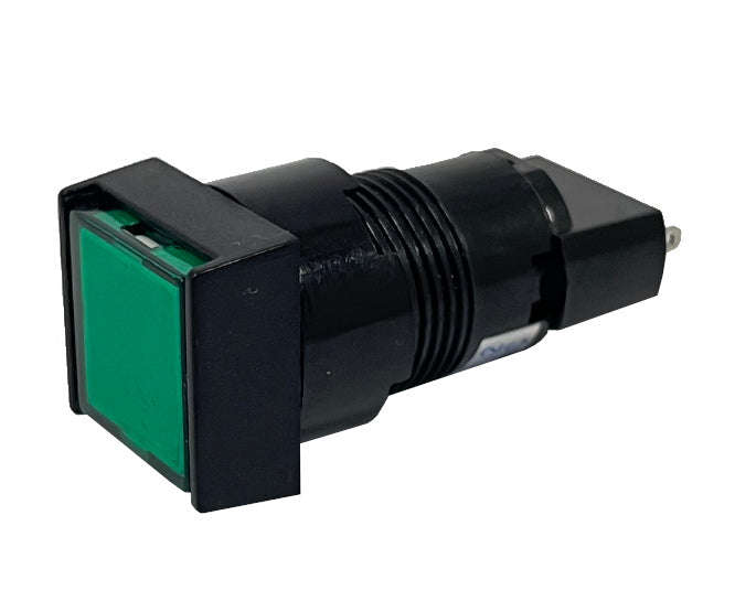 18mm square panel mount indicator green 220v d=16 b1859b-gr