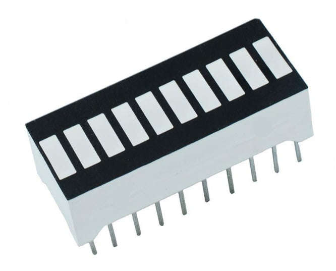 Bar graph led display dip 10seg red ba-10h1ud