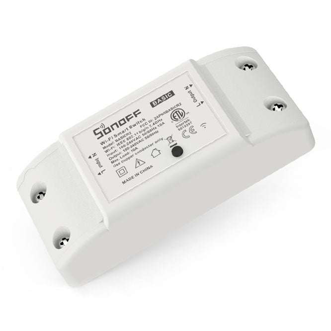 Basic 1-ch wi-fi switch 10a 250vac basicr2