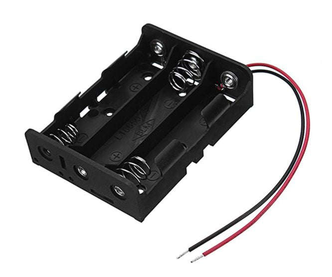 High top battery holder 3x18650 with wire leads l18650x3