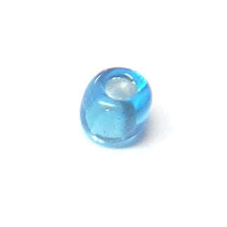 Spacer glass bead l/blue od=4mm id=1.3mm-mpq=10 160030-light blue-1 *dbk*