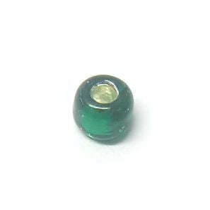 Green glass spacer 4mm id=1.3mm 160030-green-1 *dbk*