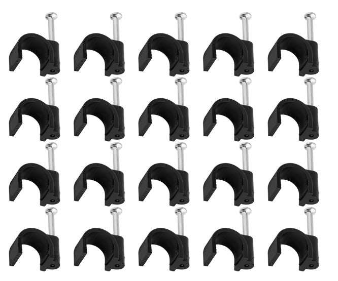 Circle nail in saddle 12mm black - debulk cc-r12-black