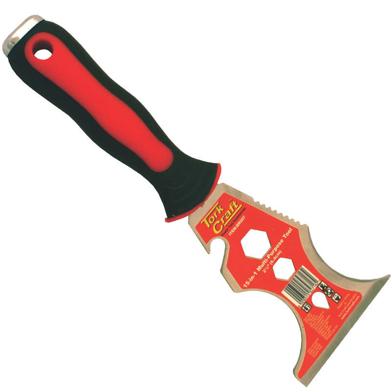 Scraper 15-in-1 multi-purpose tool stainless steel