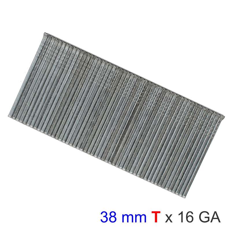 Brad nail 16g 38mm (2500) for at0002