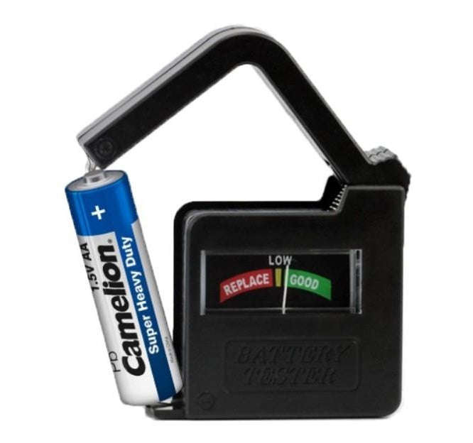 Battery tester 1.5v / aa / aaa / c / d / dry / 9v bt-0507-bp