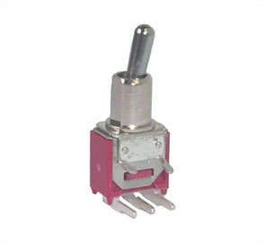 Mini toggle switch spdt r/a 120v 5a btg-ds-61-t2-b2-qn
