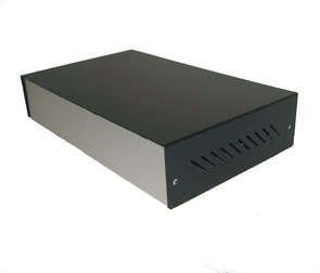 Metal enclosure desktop style 254x152x51mm bx3062