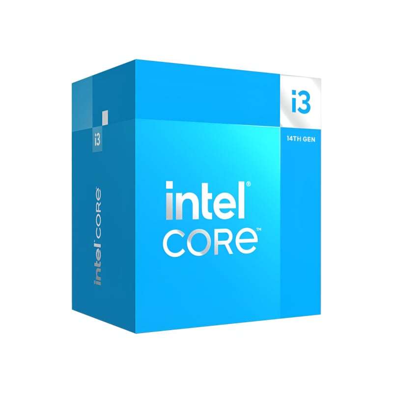 Intel Core i3 14100 Up to 4.7GHZ; 4 Core (4P+0E); 8 Thread; 12MB Smartcache; 60W TDP; Intel® Lam...