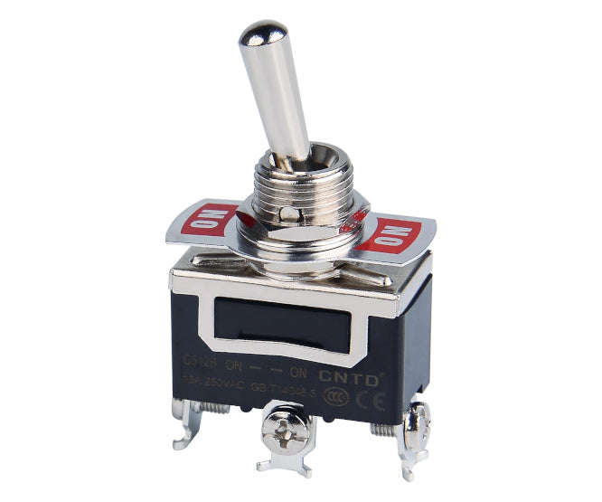 Toggle switch spdt on/on 250v 15a c5-12b
