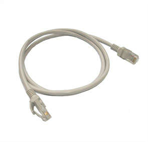 Cat5e network lead rj45-rj45 mix grey 1:1 1m cablpc5euyl1