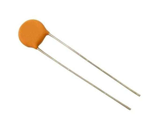 Ceramic capacitor disk y5e 250pf 50v p=2.5mm cc-251p25