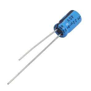 Electrolytic capacitor radial 0.33uf 50v st 5x11 p=1.2 e.cap 0.33uf 50v 5x11mm, *d*