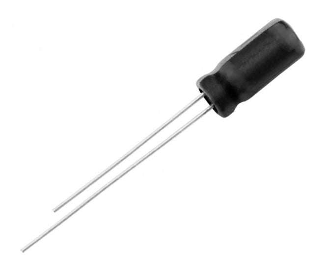 Electrolytic radial capacitor 1uf 100v liht 5x11mm 100yxf1m 5x11