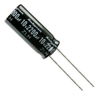 Electrolytic radial capacitor 330uf 25v li/ht 25zlh330mhfc(8x11.5)