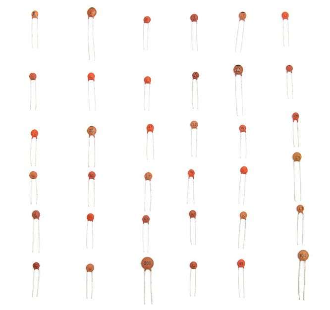 Capacitor kit only 5pcs of 20 different values - ebn111 bom ebn111-full cap kit