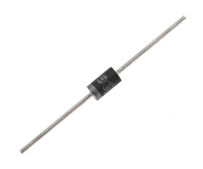 Diode high speed axl 1kv 4a 75ns mur4100e