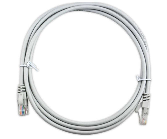 Cat5e network cable lead rj45-rj45 grey 1:1 2m md522