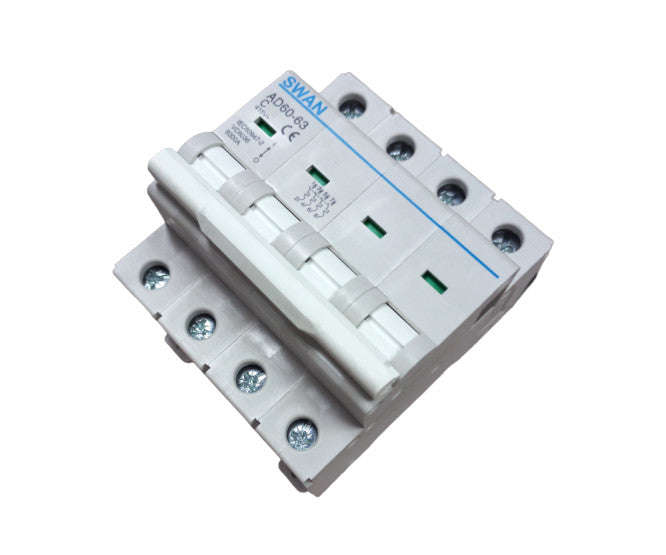 Circuit breaker din 10A 4p 6KA C-CURVE CB-AD60-6410