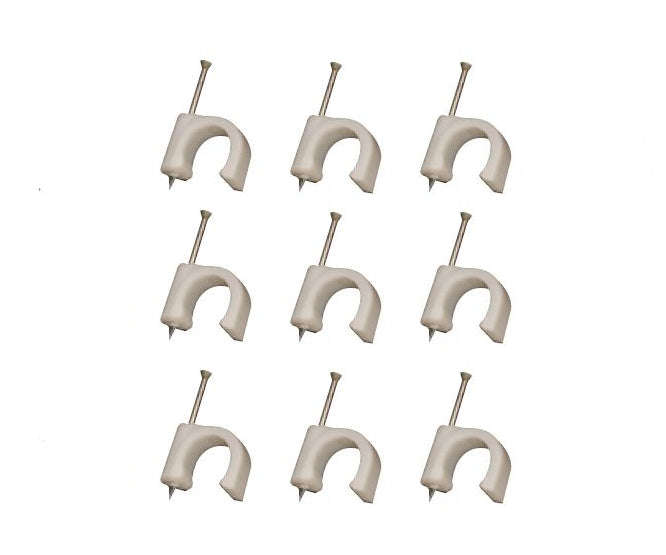 Circle nail in saddle 9mm white - debulk cc-r9 white
