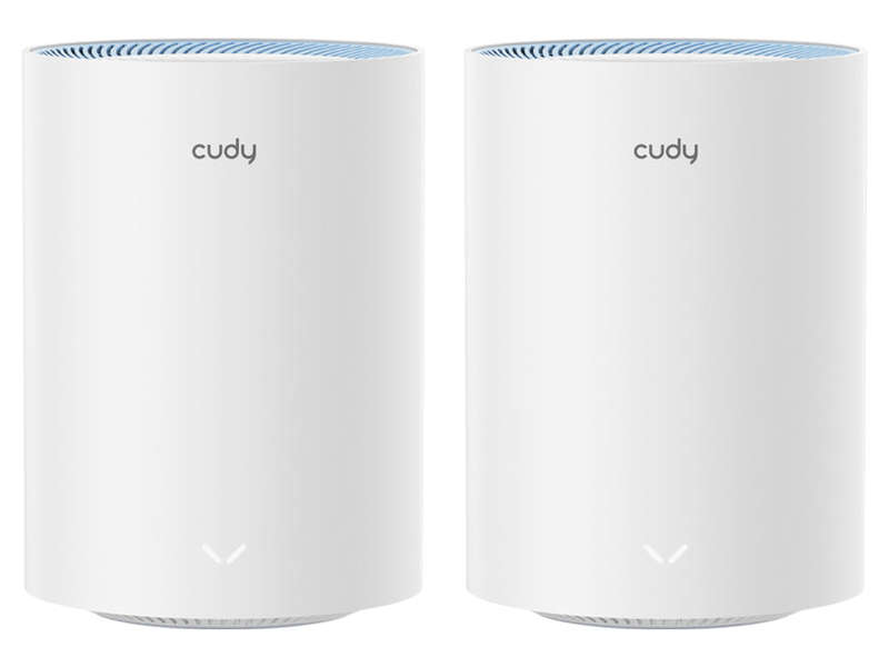 Cudy Dual Band WiFi 5 1200Mbps Fast Ethernet Mesh 2 Pack | M1200 (2-Pack)