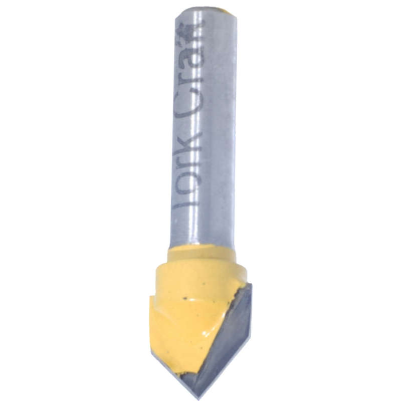 Router bit v groove 90 degree 3/8'
