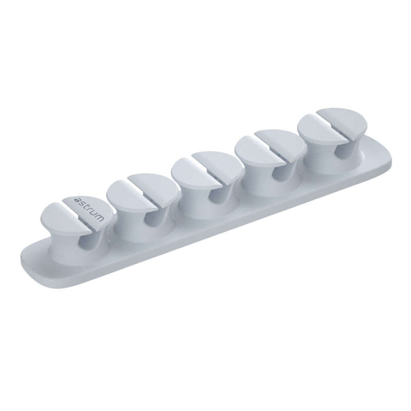 Astrum CO110 Cable Organizer Clips  5 Bays, 4 Storage Compartments-BLUE