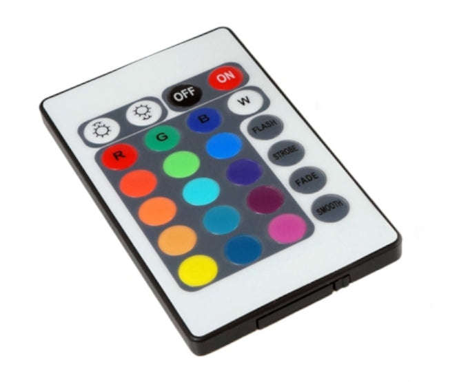 24 key infrared remote control for rgb led controller com-00759