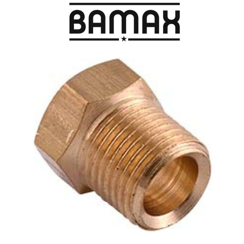 Spare nut for ferrule on non-return valve