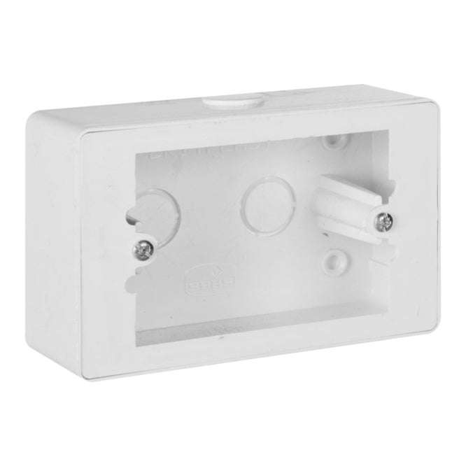 Pvc extension box 4x2" / 125x80mm surface cs-42