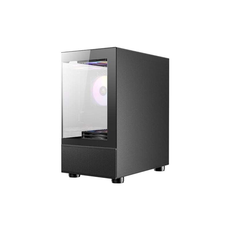 Antec CX200M Elite Micro-ATX | ITX RGB Mini-Tower Gaming Chassis - Black