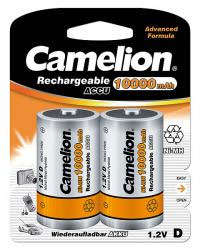 R20=d=rechargeable battery 1.2v 10ah nimh 2/pack nh-d10000bp2 (mec)
