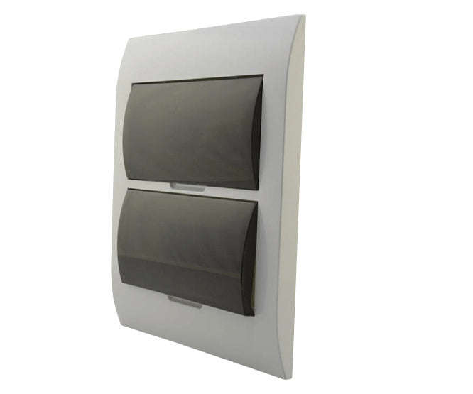 Db cover plate only tinted flap 24 way - no box db-add3-24w-pfgf