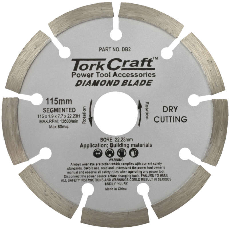 Diamond blade segmented 115mm