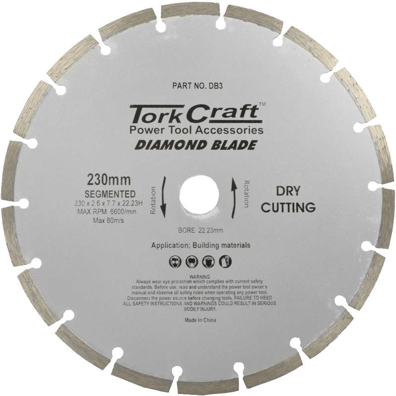 Diamond blade segmented 230mm