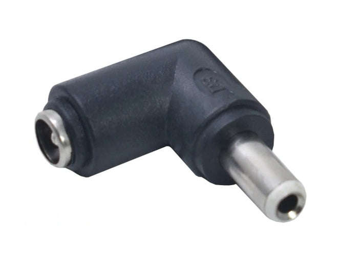 Adapter dc r/a 2.5x5.5x11mm plug to 2.1x 5.5x11mm socket dc plug-p1m-p1jr
