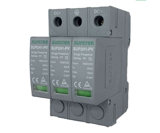 Surge protection device 40KA 3p 1000V DC-SUP2H1-SPD-3P