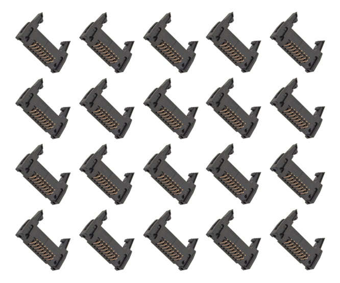 Idc header 16w r/a eject levers - 48/tray dc2-16p