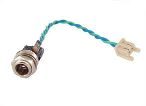 Plug dc pwr 2.1 w/leads + con 9993004236