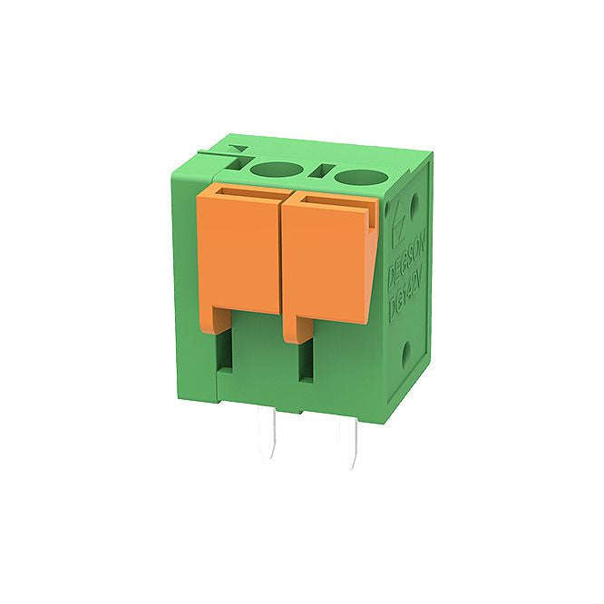 Terminal block str 2w 5.08 plug-in press dg142v-5.08-02p-14-00a(h)
