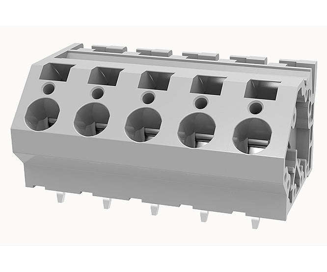Pcb spring terminal block 5w pitch=7.5mm grey dg263-7.5-05p-11-00z(h)